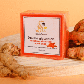 Savon naturel au curcuma pour le visage et le corps, réduit l&rsquo;acné, les taches et éclaircit la peau